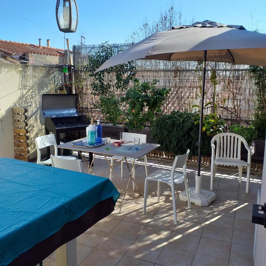 Albasud - Appartement Meuble Avec Terrasse - Salses Le Chateau 66 エクステリア 写真